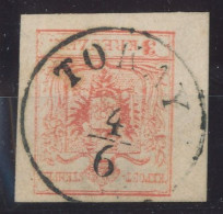 1850. Typography 3kr, TOKAY - ...-1867 Prephilately