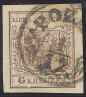 1850. Typography 6kr, POZEG - ...-1867 Prephilately