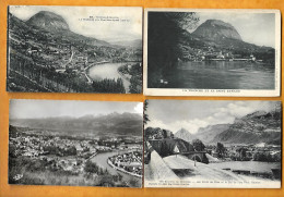 LA TRONCHE - 38 - Lot 4 Cpa + Cpsm -  VUE GENERALE ET CHAINE DE BELLEDONNE -MONT ST EYNARD - PONTS CLAIX - La Tronche