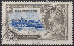 1935 Basutoland ° Mi:GB-BA 12, Sn:GB-BA 12, Yt:GB-BA 12, Windsor Castle And King George V - 1933-1964 Colonie Britannique