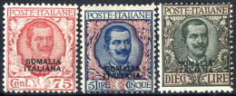 * 1926/30, Soprastampati, 14 Val. (S. 92-104 / 900,-) - Somalie