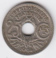 LINDAUER  - 25 Centimes   1914 - Variété Position Avers Revers - 25 Centimes