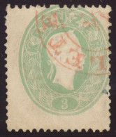 1861. Typography With Embossed Printing 3kr, LETENYE - ...-1867 Prephilately