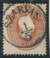 1861. Typography With Embossed Printing 10kr, SZARVAS - ...-1867 Prephilately