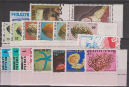 WALLIS ET FUTUNA - 1982 - YVERT 282/285+291/301+ AERIEN 120/121 ** MNH - COTE = 25 EUR - Ongebruikt