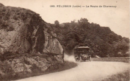 CPA  PELUSSIN - La Route De Chavanay - Voiture D'époque - 1924 - Pelussin