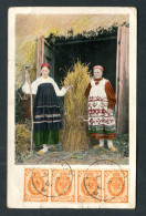 RC 26896 RUSSIE BEL AFFRANCHISSEMENT SUR CARTE POSTALE REPRESENTANT 2 PAYSANNES POUR LA FRANCE - Brieven En Documenten