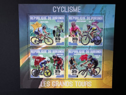 Burundi 2015 / 2016 Mi. 3615 - 3618 Cyclisme Cycling Radfahren Fahrrad Vélo Bicycle Tour France Suisse Contador Vuelta - Ungebraucht