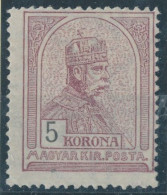 1913. Turul 5K Stamp - Unused Stamps