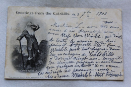 Cpa 1903, Greetings From The Catskills, USA, Etats Unis - Catskills