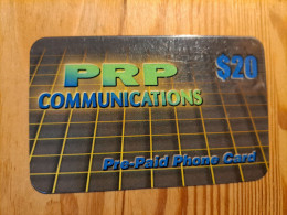 Prepaid Phonecard USA, PRP Communications - Autres & Non Classés