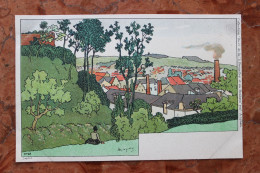 ILLUSTRATEUR AMEDEE LYNEN "DE CI DE LÀ À BRUXELLES ET EN BRABANT" - N°23 PANORAMA DE LOUVAIN - Lynen, Amédée-Ernest