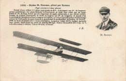 Aviation * Le Biplan Avion M. FARMAN , Piloté Par Le Pilote RENAUX - ....-1914: Vorläufer