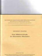 Zum Militärstrafrecht Im Chinesischen Mittelalter - Filosofia