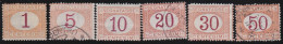 Italy   .  Y&T   .     5  Taxe Stamps      .   O  And  *     .    Cancelled  And Mint - Postage Due