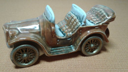 Bouteille à Liqueur En Céramique émaillé, Voiture Miniature ITALA 1912  Vietata - Spiritus