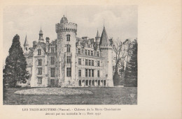 LES TROIS MOUTIERS. - Château De La Motte Chandeniers. Cliché RARE - Les Trois Moutiers