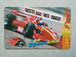 T-573 - SERBIA, Telecard, Télécarte, Phonecard, Halo Kartica, Formula 1 - Yougoslavie