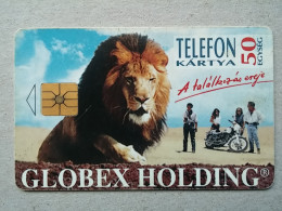 T-581 - Hungary, Telecard, Télécarte, Phonecard, Lion, Moto, Motor, Motorbike - Hungary