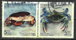 Turkey 2022. Scott #3804 (U) Crabs  *Complete Issues* - Gebraucht