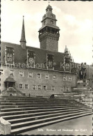 72137109 Zeitz Rathaus Mit Denkmal Der O.d.F. Zeitz - Zeitz