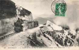 FRANCE - Auvergne - Le Chemin De Fer Du Puy De Dôme Du Grand Rocher Et Les Dômes Sud - LL - Carte Postale Ancienne - Auvergne Types D'Auvergne