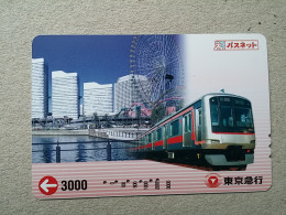 T-612 - JAPAN, Japon, Nipon, Carte Prepayee, Prepaid Card, CARD, RAILWAY, TRAIN, CHEMIN DE FER - Trains