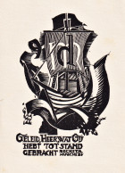 Geleid, Heer, Wat Gij Hebt Tot Stand Gebracht   -  Exlibris Ex-libris Ex Libris Bookplate - Bookplates