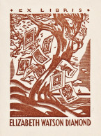 Ex Libris - Elisabeth Watson Diamond - Exlibris Ex-libris Ex Libris Australien Australia Bookplate - Bookplates