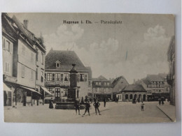 Hagenau Im Elsass, Paradeplatz, Haguenau, Café, Feldpost 1917 - Elsass