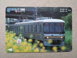 T-615 - JAPAN, Japon, Nipon, Carte Prepayee, Prepaid Card, CARD, RAILWAY, TRAIN, CHEMIN DE FER - Trains