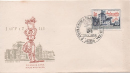 Yugoslavia 1956, Stamp Exhibition JUFIZ III, Zagreb - Lettres & Documents