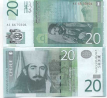 Billets Banque Serbie Pk N° 47 - 20 Dinara - Servië