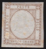 Naples     .  Y&T   .     11   (2 Scans)   .   Crease  Left Corner    .    *        .    Mint-hinged - Naples