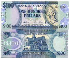 Billets De Banque Guyana Pk N° 36 - 100 Dollars - Guyana