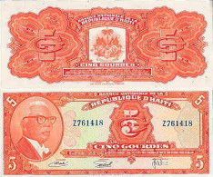 Billet De Banque Collection Haiti - PK N° 212 - 5 Gourde - Haïti