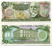 Billets Banque Costa Rica Pk N° 257 - 50 Colones - Costa Rica