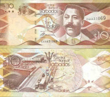 Billet De Banque Collection Barbade - PK N° 75 - 10 Dollars - Barbades