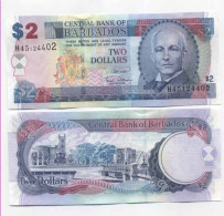 Billet De Collection BARBADE Pk N° 66 - 2 Dollars - Barbados