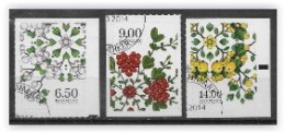 Danemark 2014 N°1769/1771 Oblitérés Flore Baies - Used Stamps