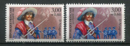 26121 FRANCE N°3117** 3F+60c. D'Artagnan : Rabat Du Chapeau Gris Au Lieu De Bleu + Normal (non Inclus) 1997  TB - Neufs