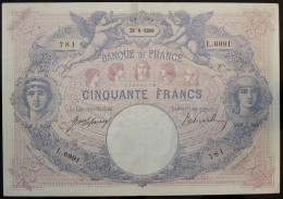 France - 50 Francs - 21-8-1916 - PICK 64e / F14.29 - TTB - 50 F 1889-1927 ''Bleu Et Rose''