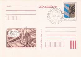 CASTLE ,POST CARD STATIONERY,OBLITERATION FDC 1983 , ROMANIA - Ganzsachen