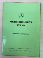 Mercedes-Benz Typ 190. Betriebsanleitung. - Transports
