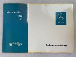 Bedienungsanleitung Mercedes-Benz 200, 230 (115). - Trasporti