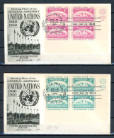 AX3a-4 Nations Unies  N° 66 + 67   Saisir !!! - FDC