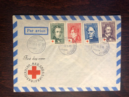 FINLAND FDC COVER 1948 YEAR RED CROSS HEALTH MEDICINE - Lettres & Documents