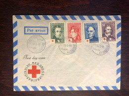 FINLAND FDC COVER 1948 YEAR RED CROSS HEALTH MEDICINE - Brieven En Documenten