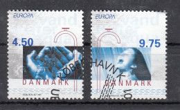 Denemarken 2001 Mi Nr 1277 + 1278, Europa, Water - Used Stamps