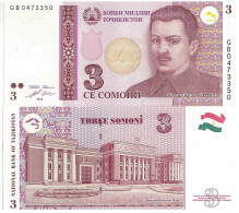 Billet De Collection Tadjikistan Pk N° 20 - 3 Rubles - Tagikistan